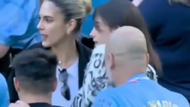 La hija de Guardiola, deslumbrada con Julián