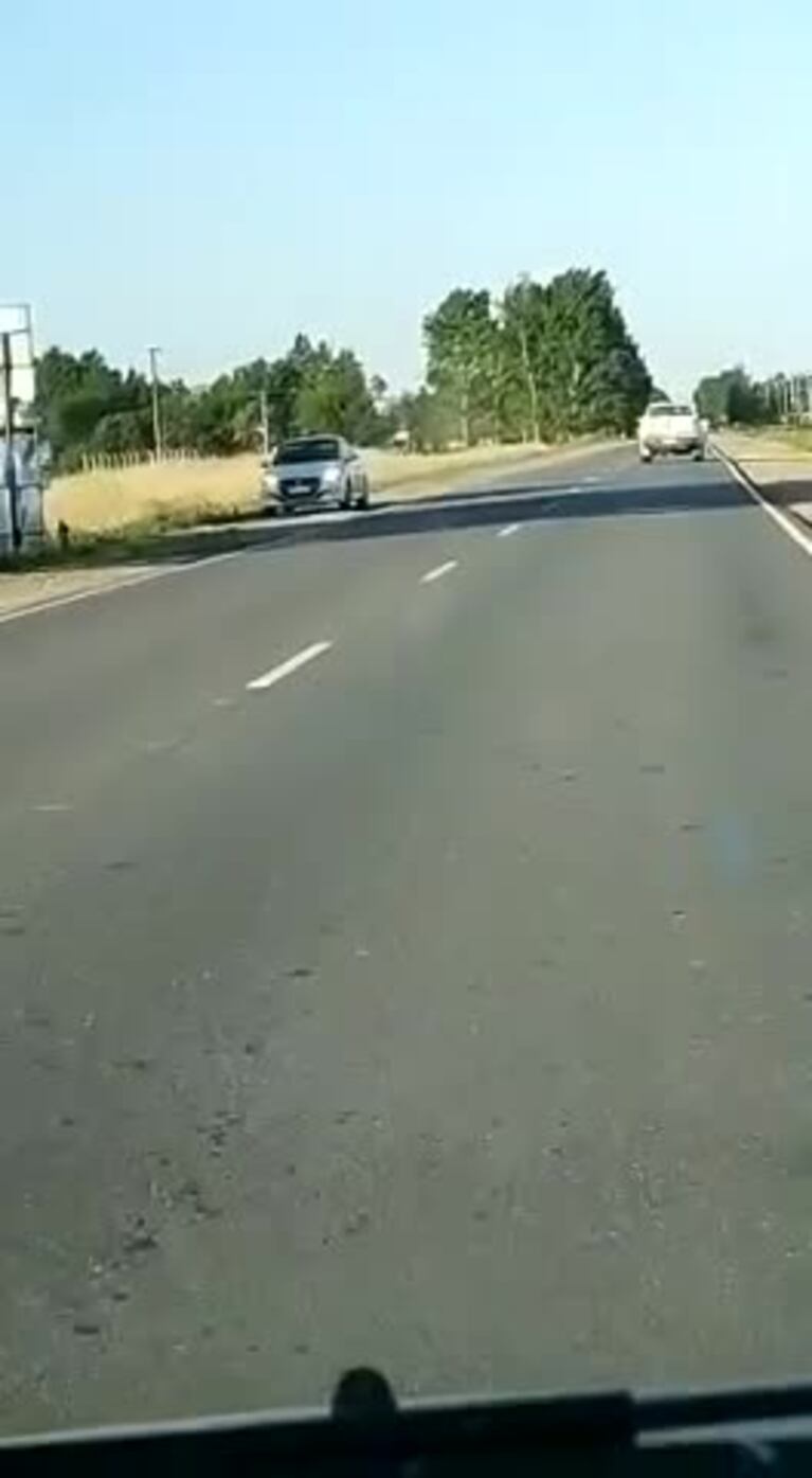 Conductor peligroso en una ruta de Córdoba