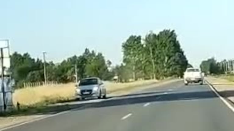 Conductor peligroso en una ruta de Córdoba