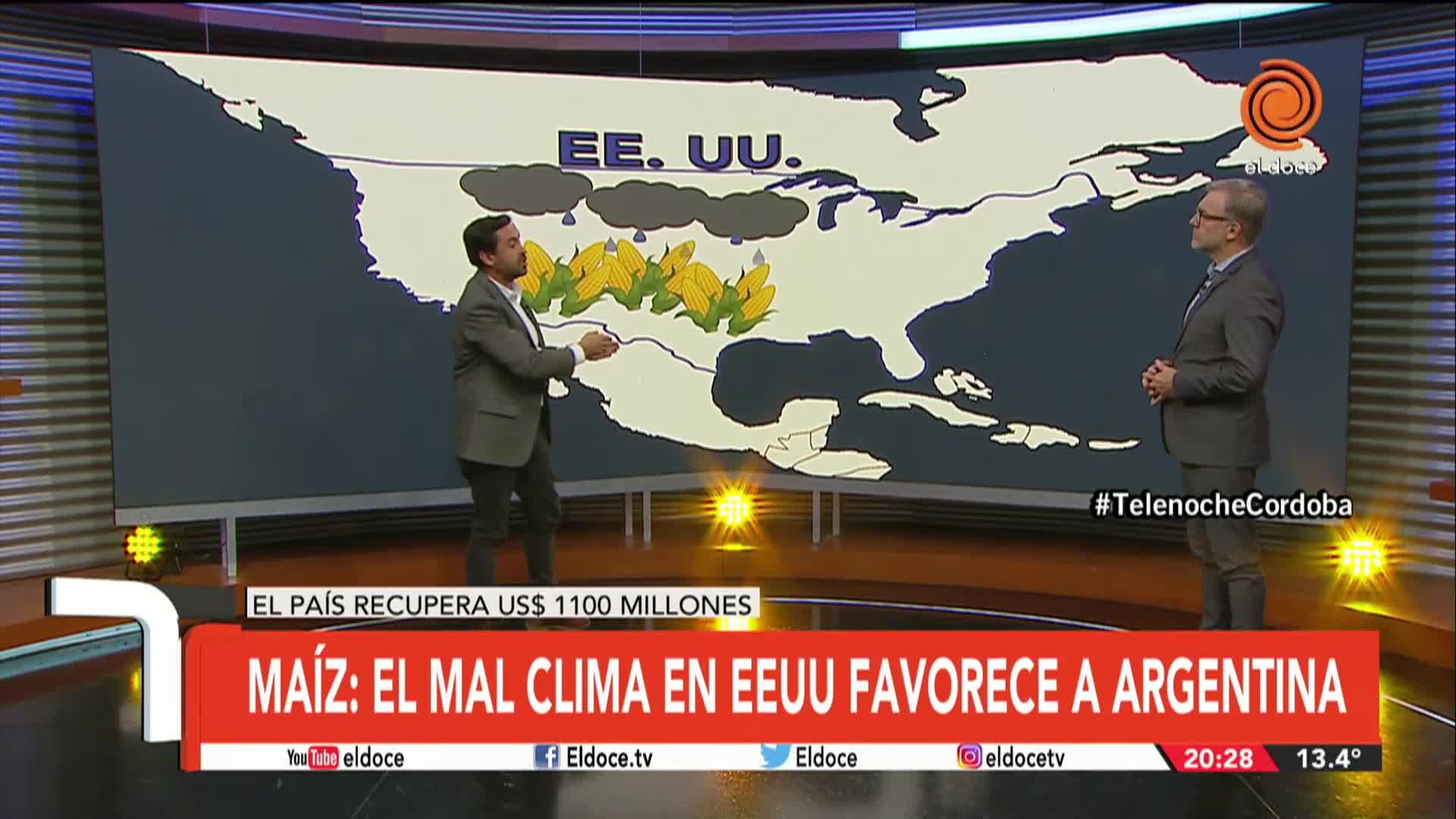 Cómo el mal tiempo en EE.UU. favoreció al maíz cordobés y argentino