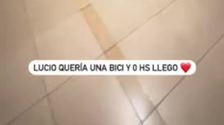La sorpresa de Muscari a su hijo en Navidad