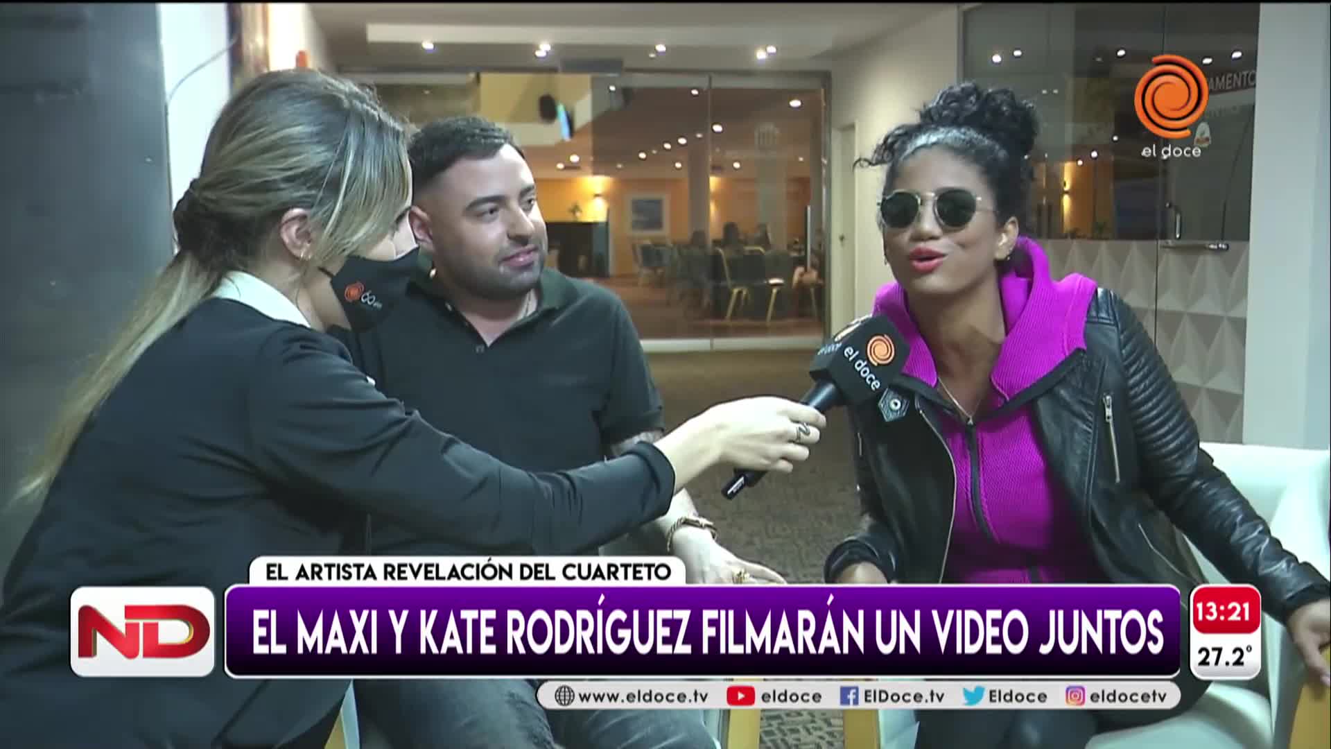 El Maxi grabó con Kate Rodríguez su nuevo video