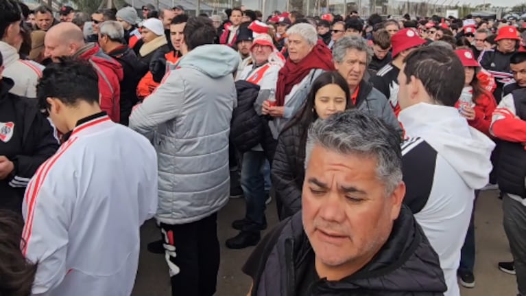 Los hinchas de River listos para alentar en el Kempes