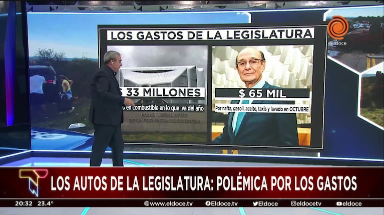 Polémica por los gastos de los autos de la Legislatura 