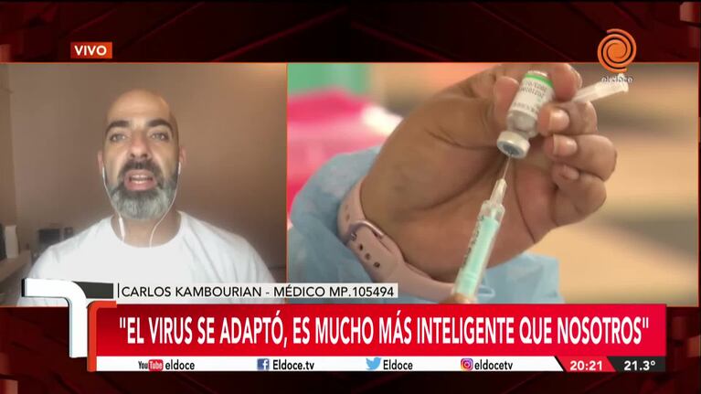 Carlos Kambourian: "La tasa de mortalidad va a crecer significativamente"