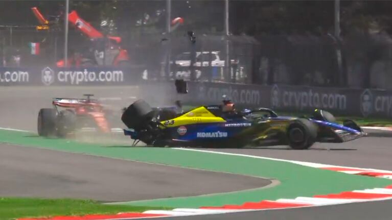 El compañero de Colapinto se pegó un palazo y destruyó el Williams