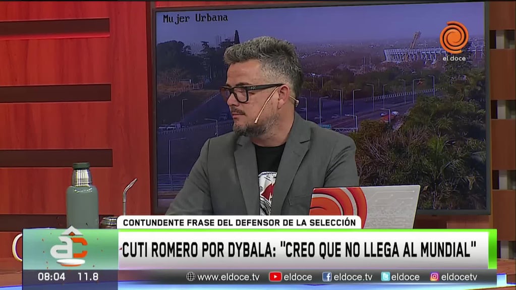 Cuti Romero lamentó la lesión de Dybala