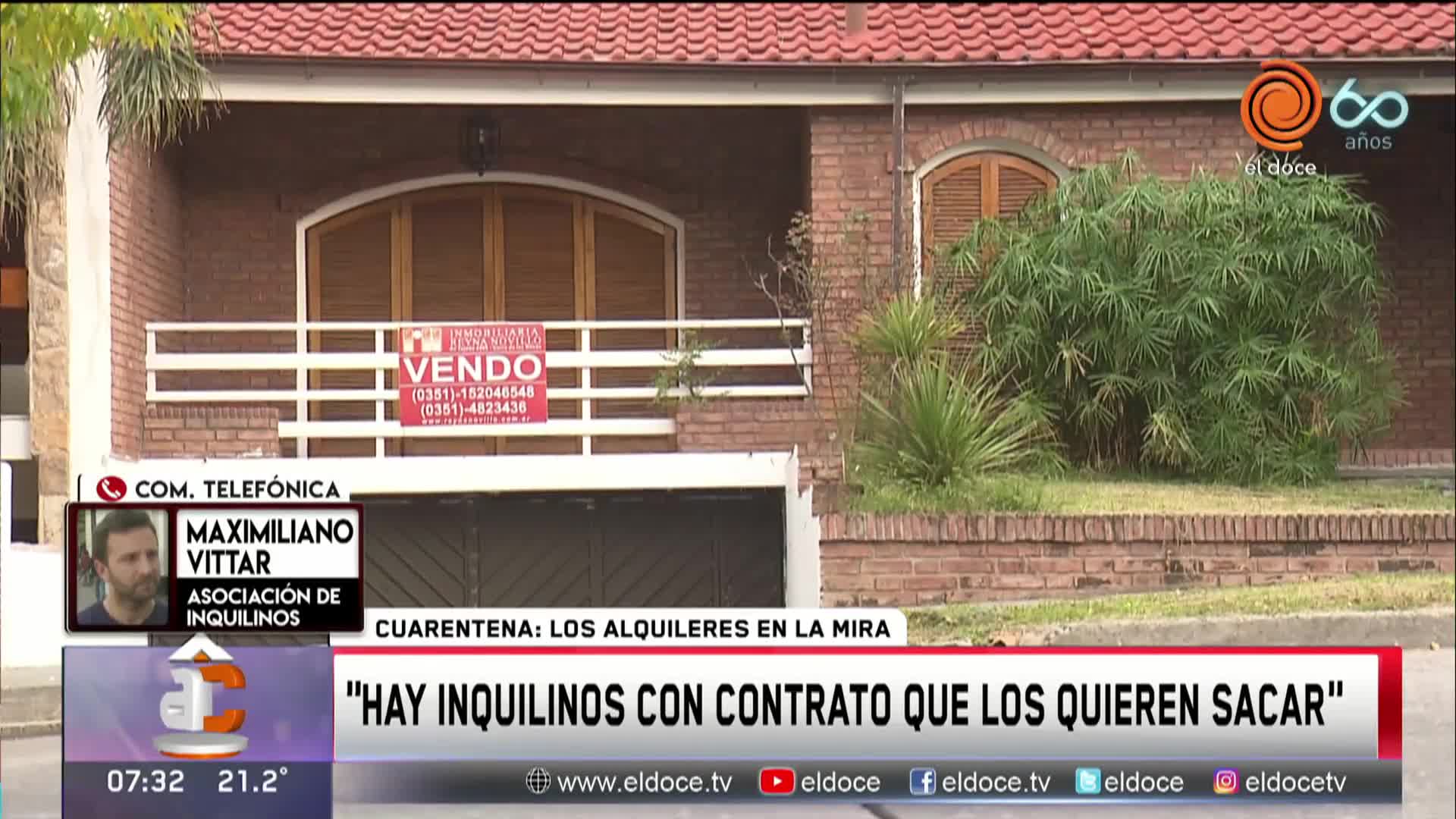 Piden suspensión de alquileres por la cuarentena