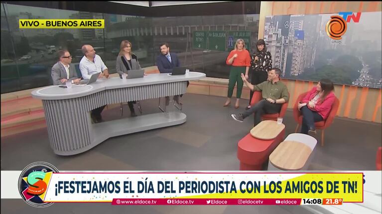El dúplex entre Seguimos en El Doce y TN