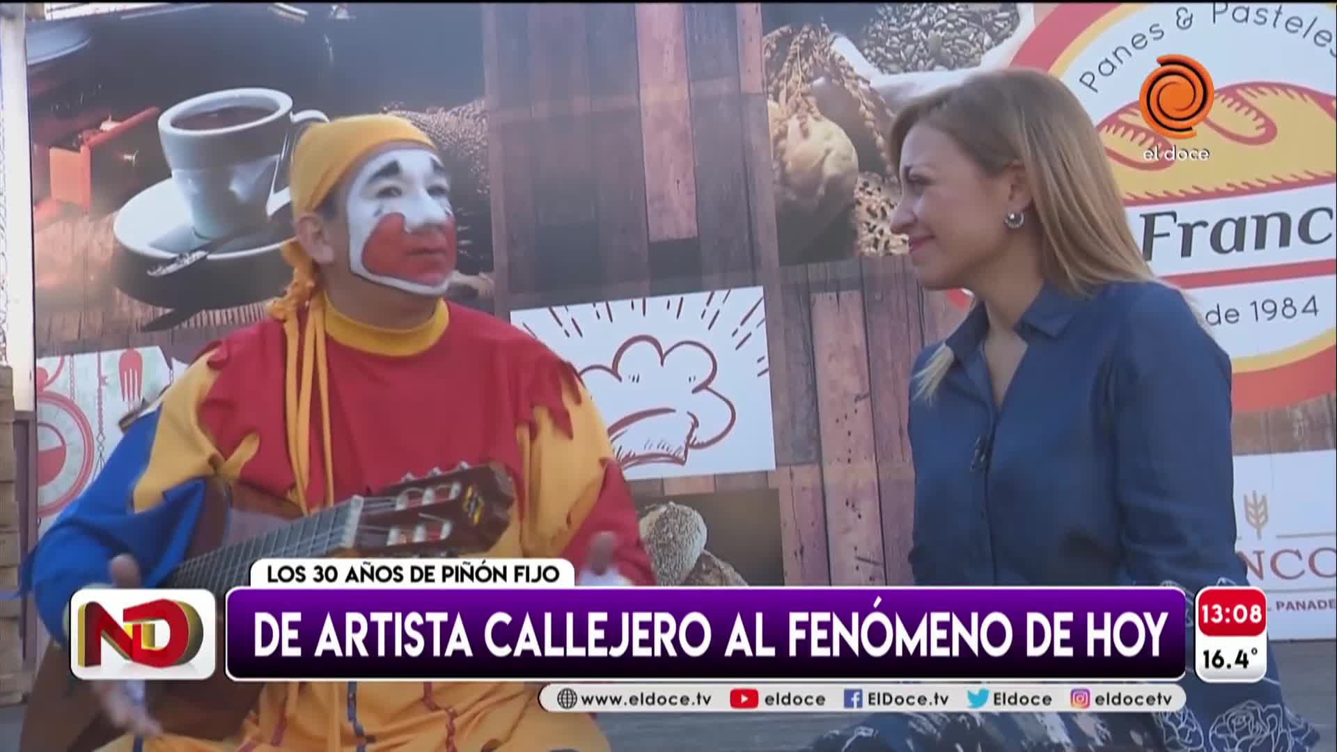 Los recuerdos de Piñón Fijo como artista callejero