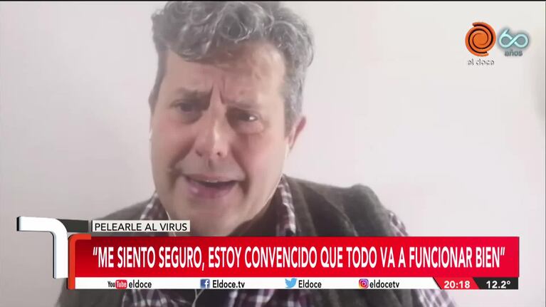 El argentino que ya recibió la vacuna de Oxford: "Estoy tranquilo"