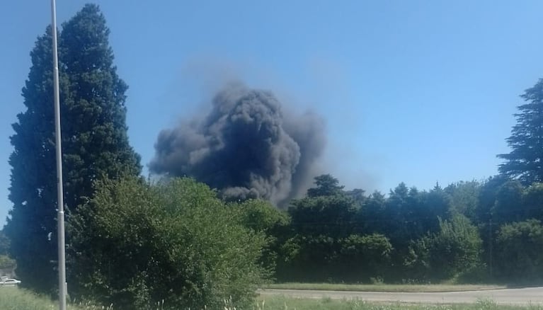 Las impactantes imágenes del humo en Córdoba 