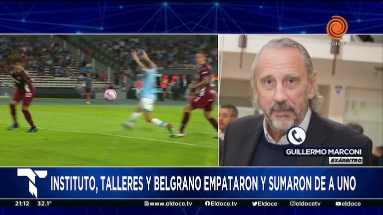 Arbitrajes polémicos en Talleres, Belgrano e Instituto: "La AFA tiene una práctica desleal"