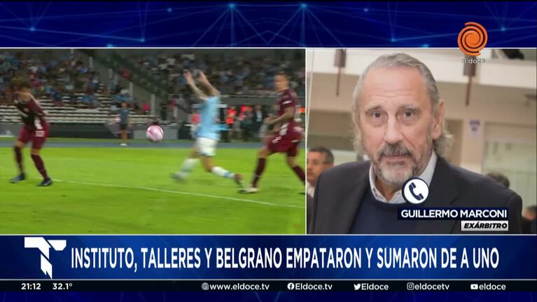 Arbitrajes polémicos en Talleres, Belgrano e Instituto: "La AFA tiene una práctica desleal"