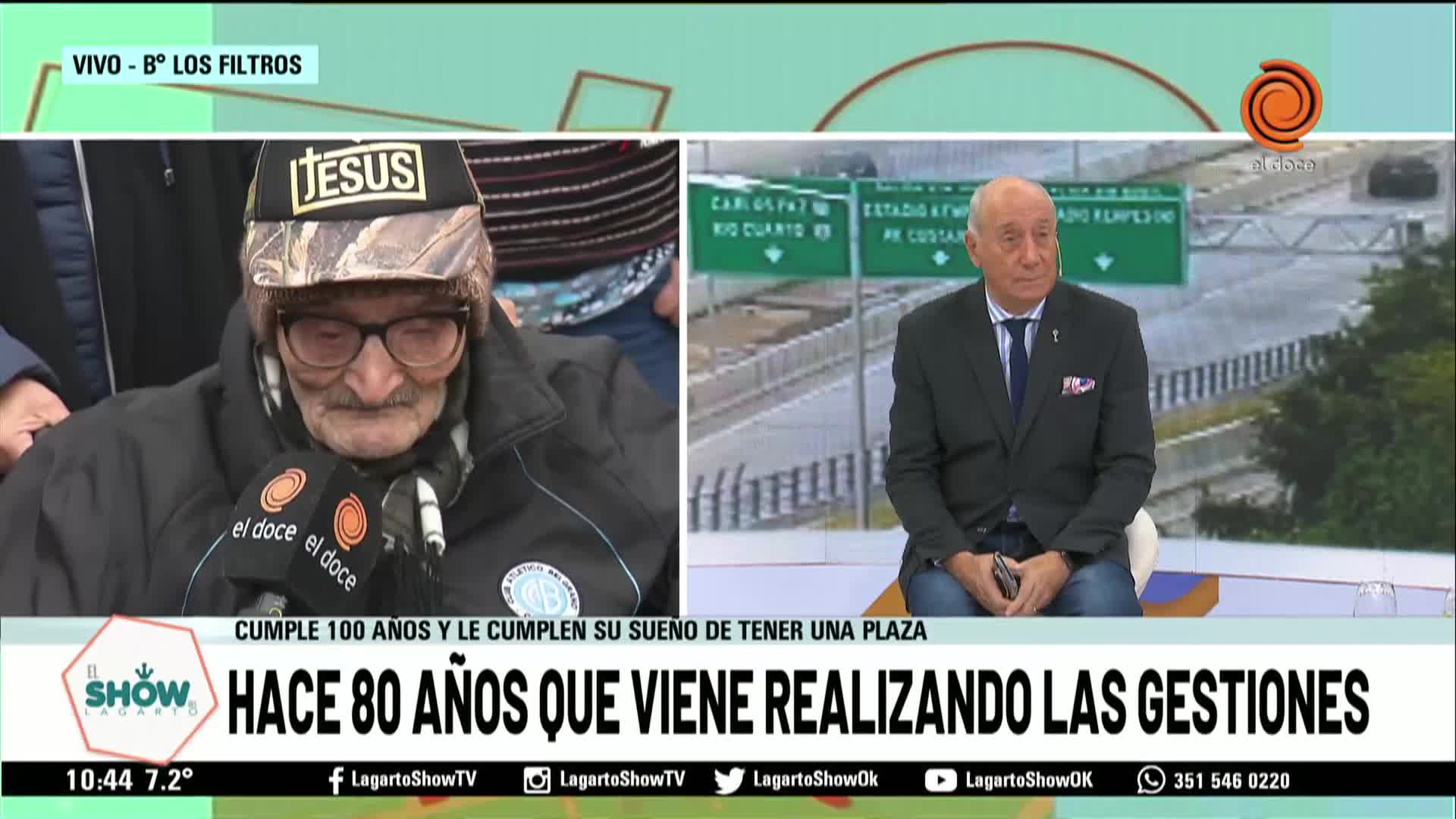 Luchó 80 años y consiguió que inauguraran una plaza