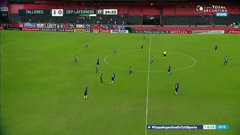 Los goles de Palacios y Moreno para Talleres