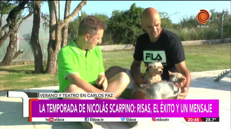 La temporada de Nicolás Scarpino en Carlos Paz