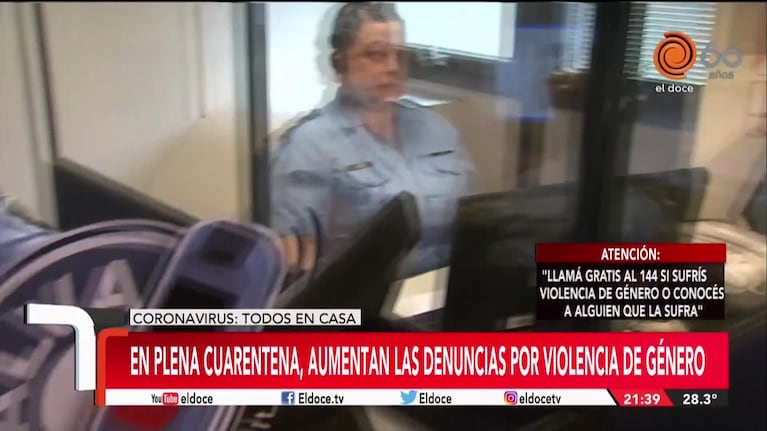 Aumentaron las denuncias por violencia de género en cuarentena
