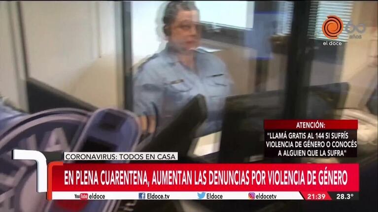 Aumentaron las denuncias por violencia de género en cuarentena
