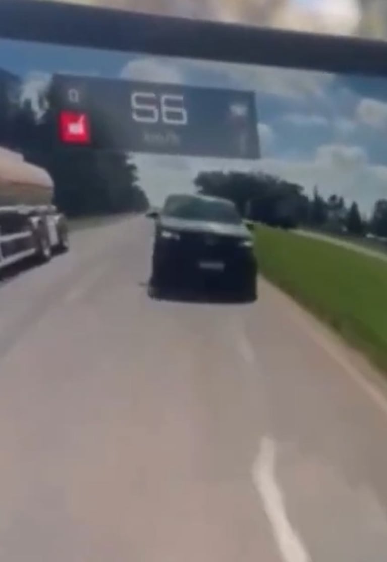 Video: así fue el dramático choque múltiple de Barby Franco