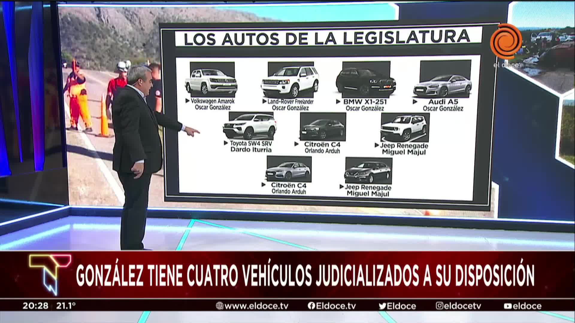 Los vehículos asignados por la Justicia a la Legislatura