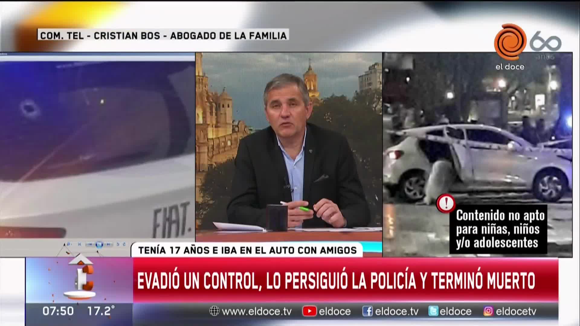 Joven baleado: "Cuando llegamos el cuerpo ni el auto estaban en el lugar"