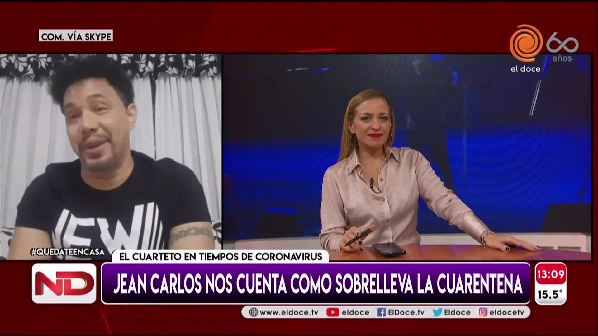 La cuarentena de Jean Carlos