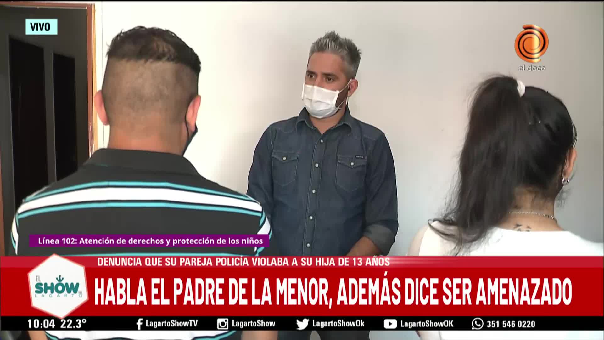 Denunció a su ex novio policía por violar a su hija