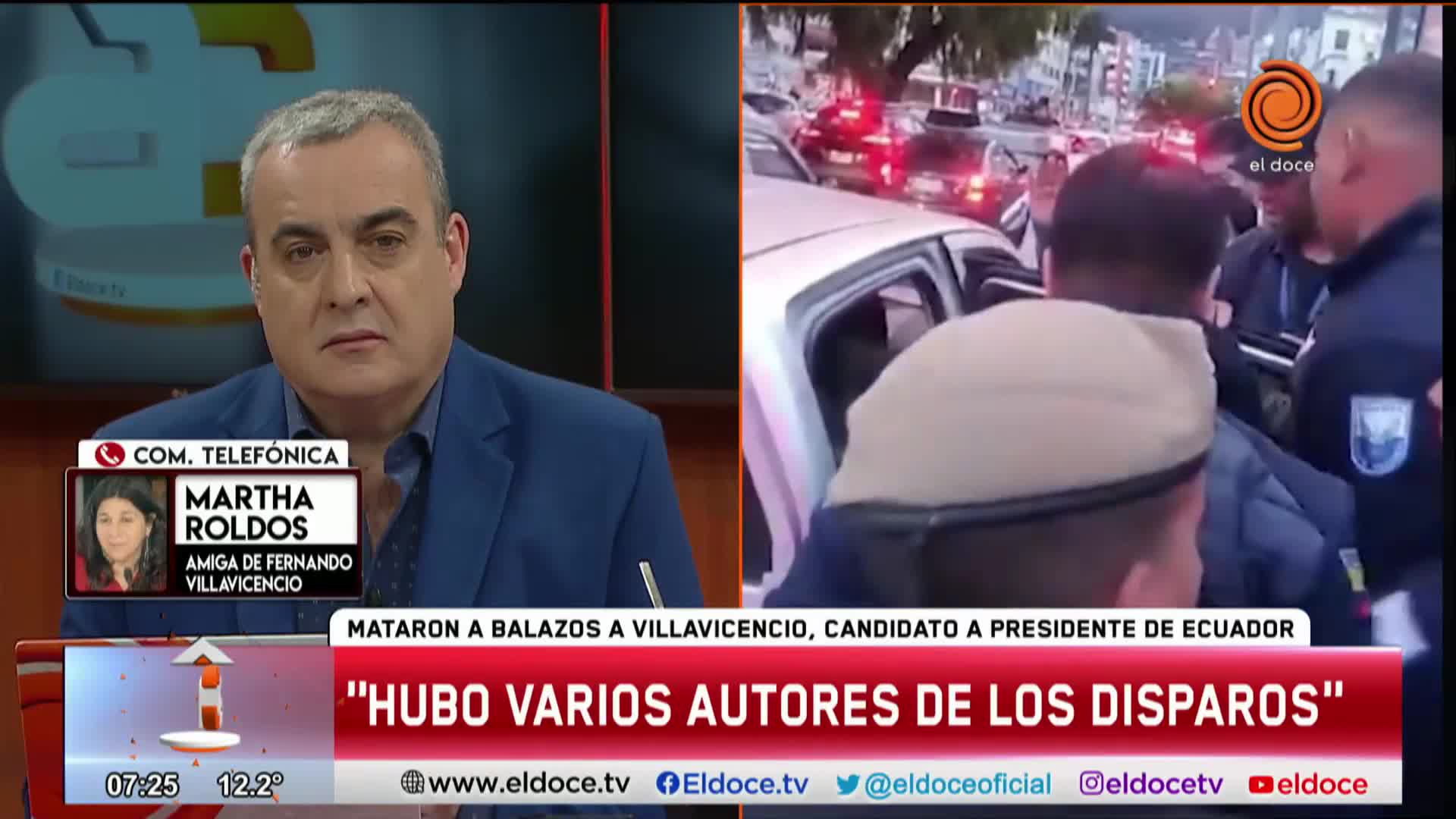 Crimen en Ecuador: ponen bajo la lupa la seguridad del candidato presidencial