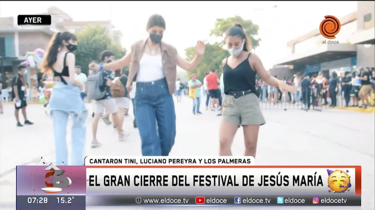 Terminó Jesús María con un gran cierre a pura música