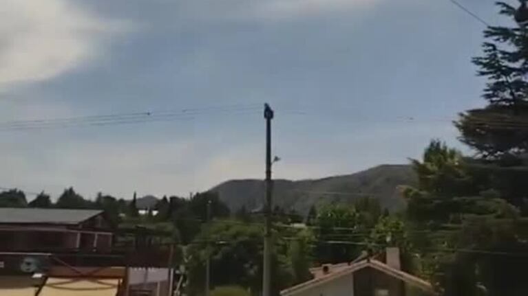 Sin llover, apareció un arcoíris en Córdoba