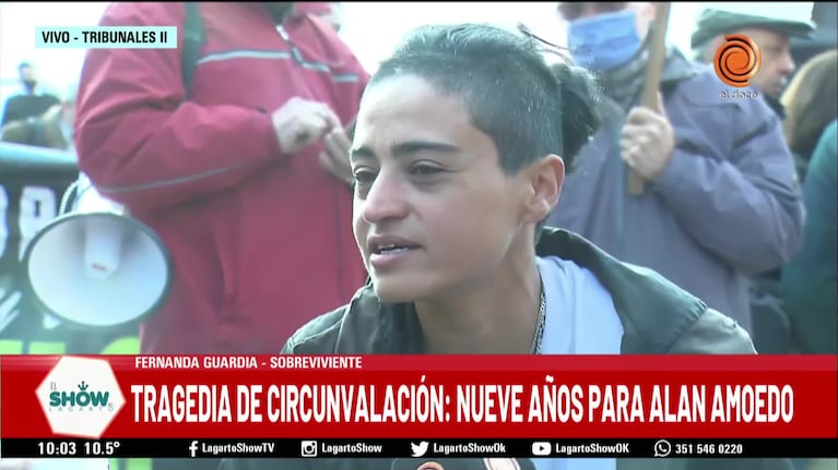 Fernanda Guardia contó que abrazaría a Amoedo