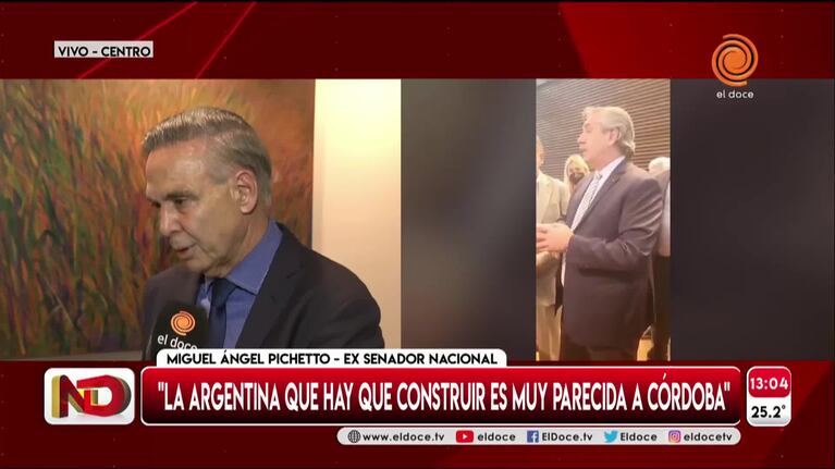 Pichetto, contra Fernández: "Lo que dijo de Córdoba es un disparate"