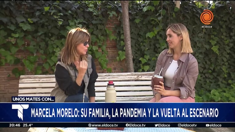 Tomando mate con Marcela Morelo: "En casa amamos a Paulo Londra"