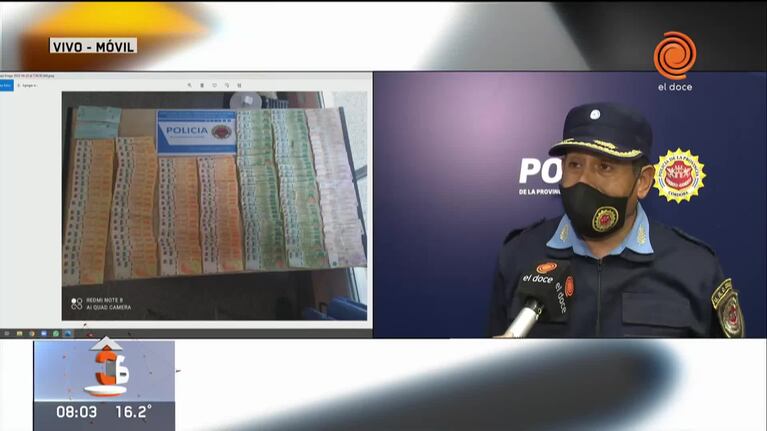 Empleados denunciaron un falso robo y terminaron presos