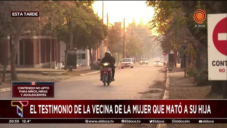 El testimonio de una vecina de la mujer que asesinó a su hija