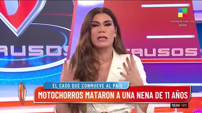El descargo de Flor de la V por el crimen de una nena de 11 años