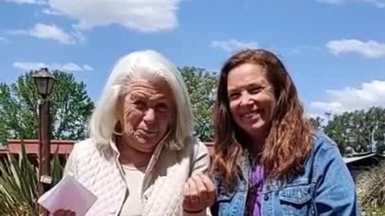 El mensaje de Mónica Cahen D’Anvers junto a Sandra Mihanovich