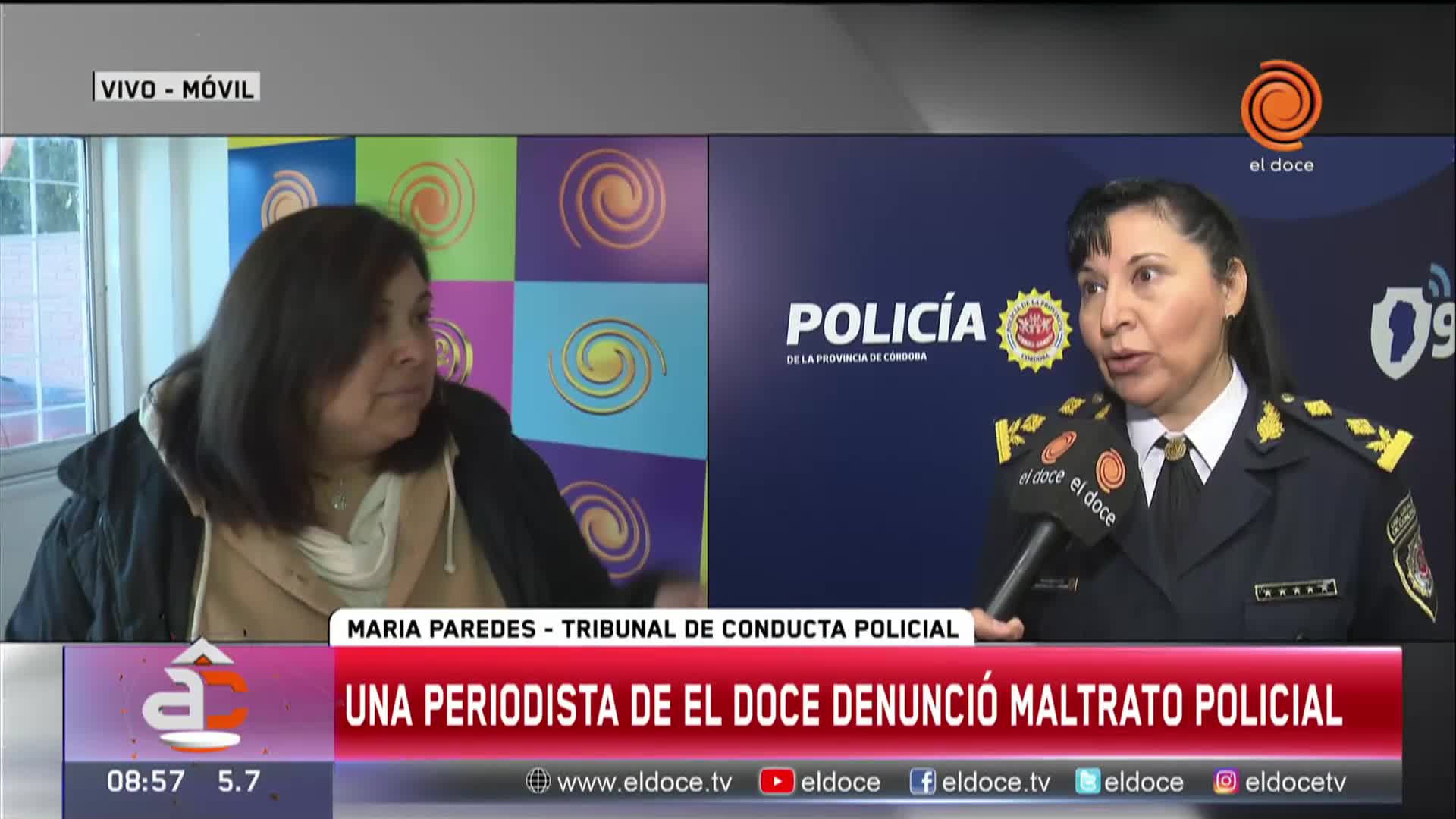 Investigan la denuncia de una periodista por maltrato policial