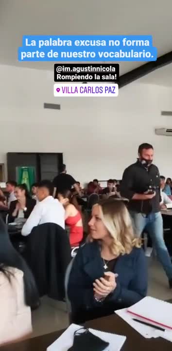 Más de 70 personas un evento en Carlos Paz