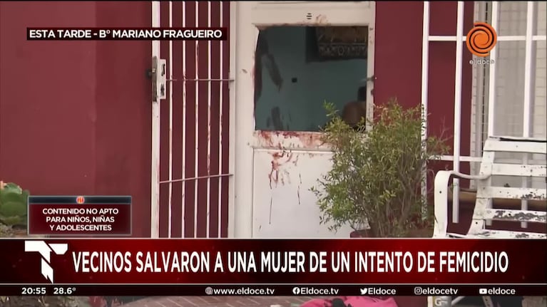 Una vecina habló tras el intento de femicidio en barrio Mariano Fragueiro