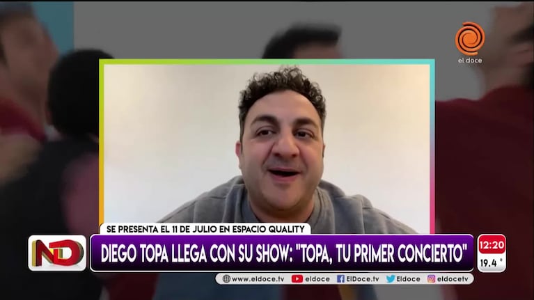 Diego Topa habló de Disney, la paternidad y su sueño de cantar con Xuxa