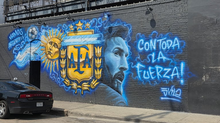 El Doce festejó el cumple de Messi con hinchas argentinos en Dallas