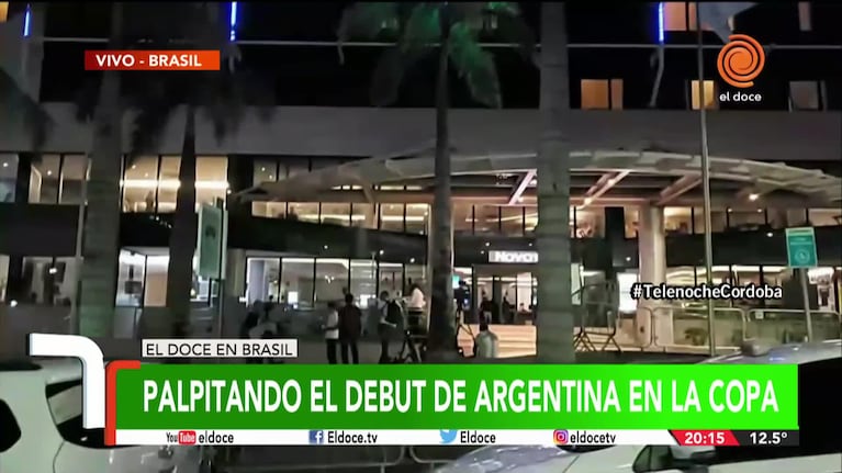 Así se palpita la previa al debut en el hotel de la Selección Argentina