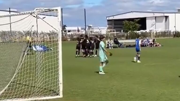 El golazo de Thiago Messi en una final con Inter Miami