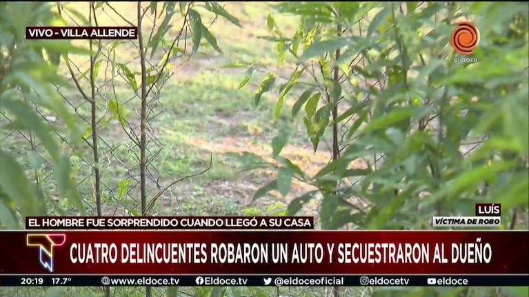 El relato de la víctima de secuestro en Villa Allende