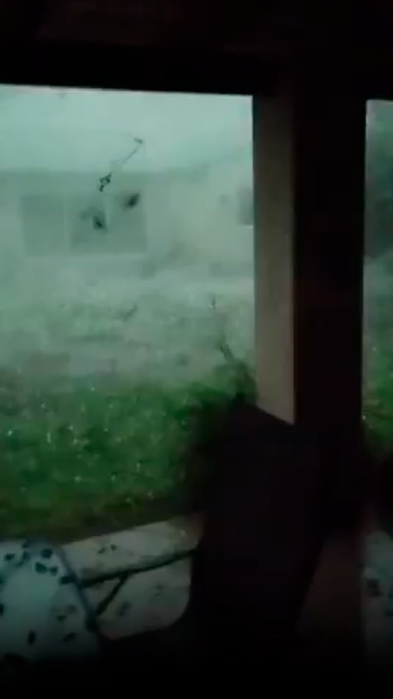 La fuerte tormenta que azotó a Isla Verde