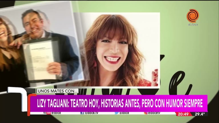 Tomando mate con Lizy Tagliani: el humor siempre como bandera