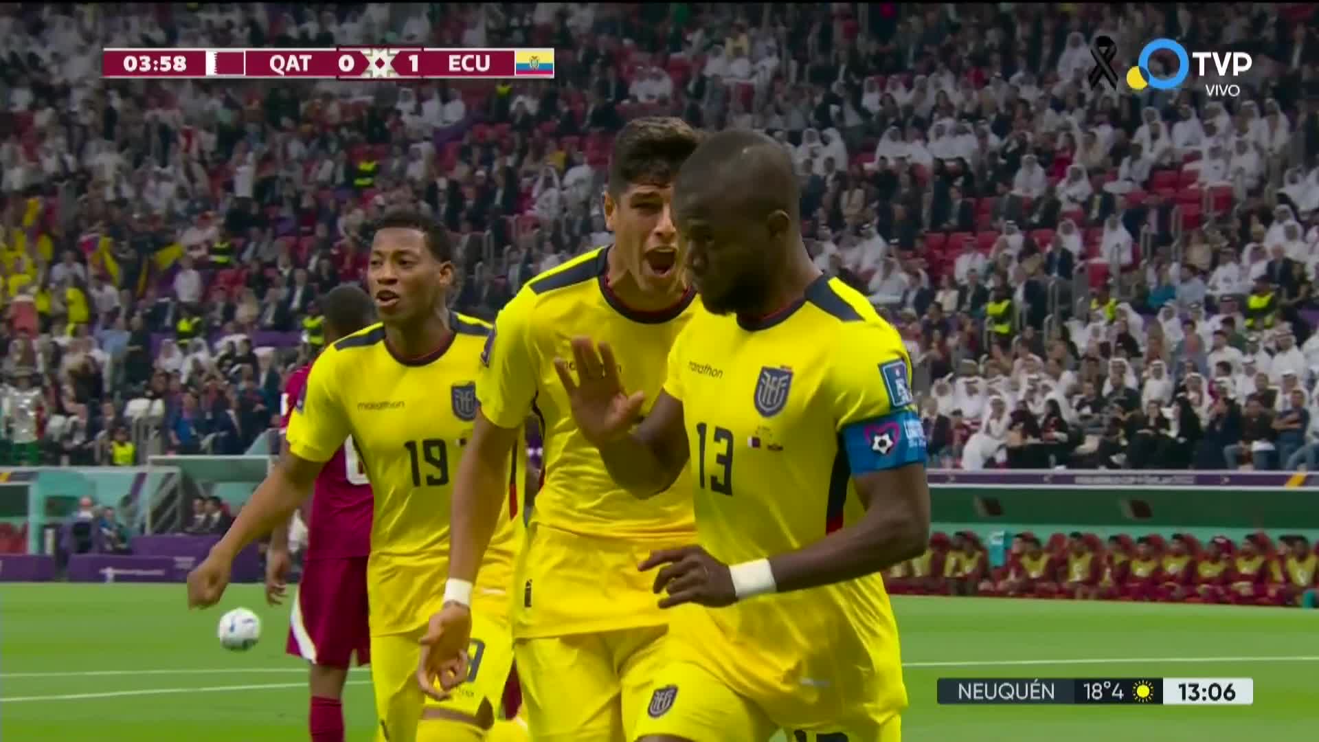 Polémica por el gol anulado a Ecuador en el inicio del Mundial