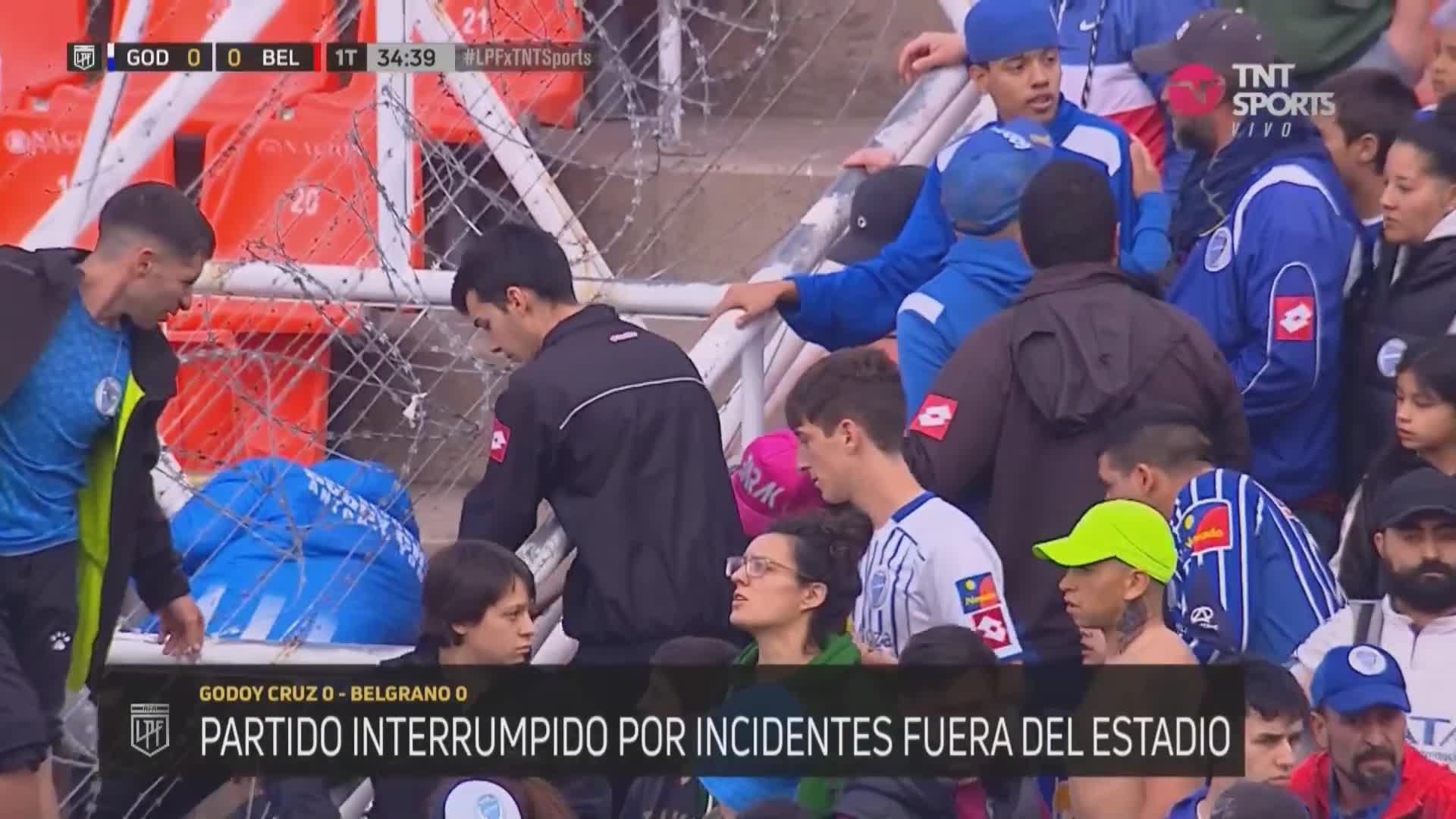 Incidentes en Godoy Cruz-Belgrano